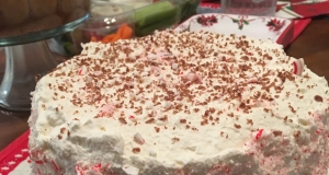 Chocolate-Candy Cane Cake