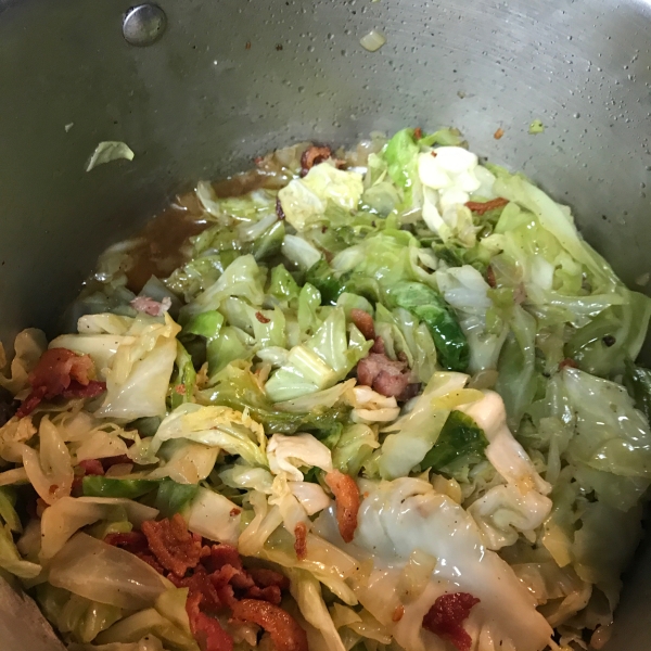 Pancetta Fried Cabbage