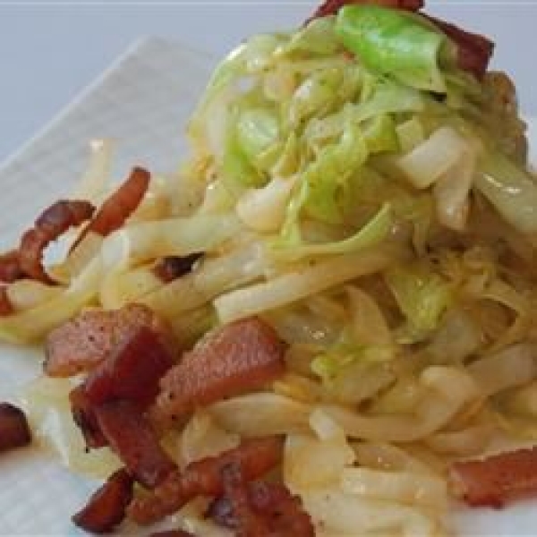 Pancetta Fried Cabbage