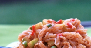 Low-Calorie Spicy Peanut Noodles