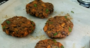 Black Bean Burgers with Sweet Potato