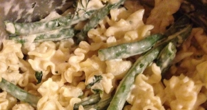 Quick Angel Hair with Basil Cream for One