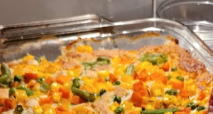 Cheddar Bay Biscuit Chicken Cobbler