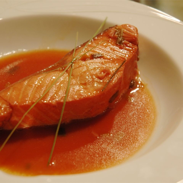 Lemongrass and Citrus Poached Salmon
