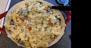 Baked Feta Pasta with Vegetables