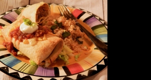 Impossible Baked Chimichangas