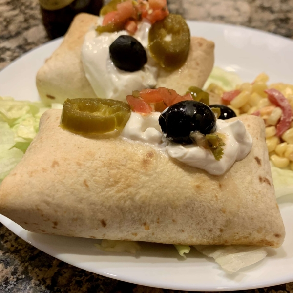 Impossible Baked Chimichangas