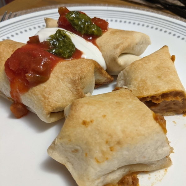 Impossible Baked Chimichangas