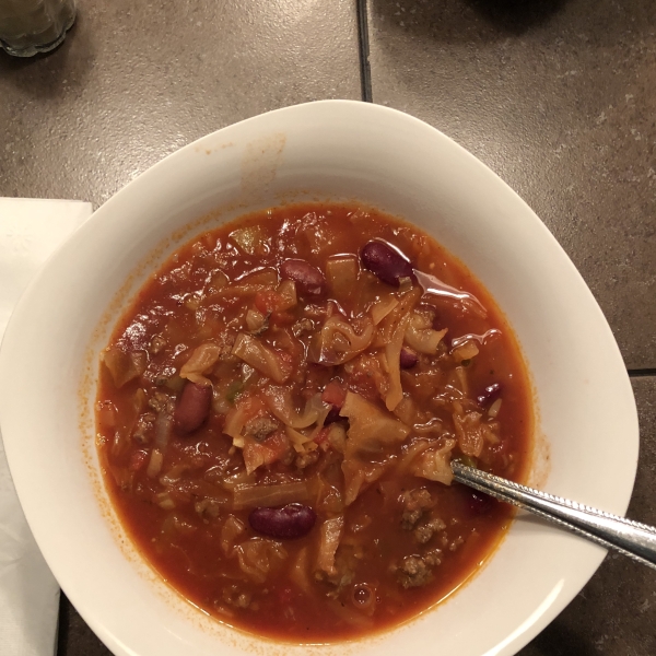 Hamburger Stew with Cabbage