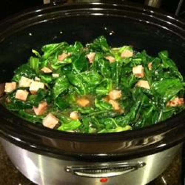 Slow Cooker Southern Collard Greens