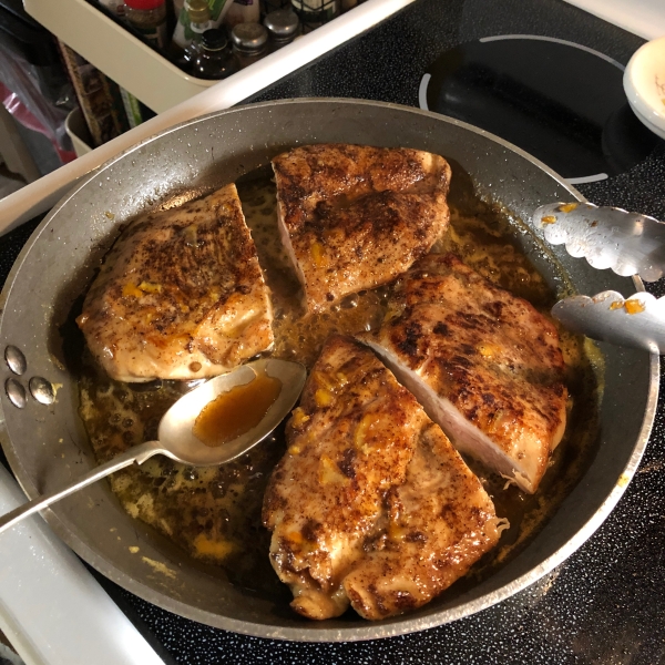 Cinnamon Orange Turkey Scaloppini
