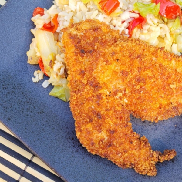 Crispy Panko Chicken Breasts