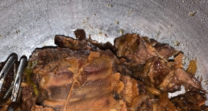 Slow Cooker Barbequed Beef Ribs