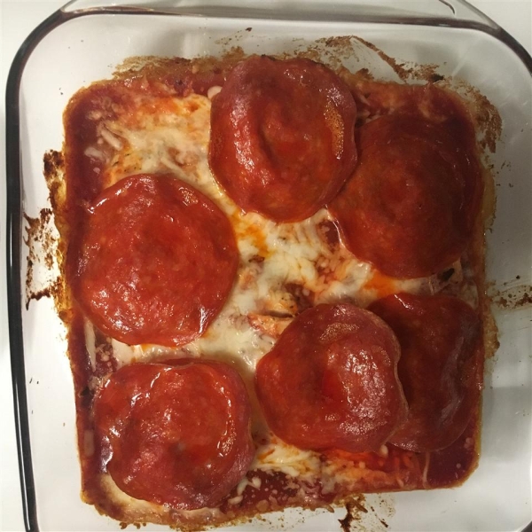 Baked Chicken Pepperoni