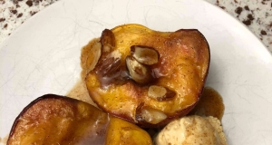 Brandy Baked Peaches