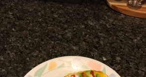 Turmeric Eggs and Cheese