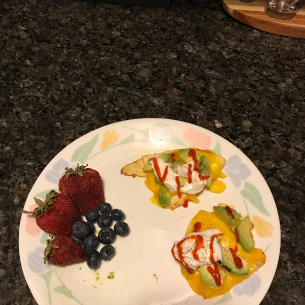 Turmeric Eggs and Cheese
