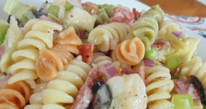 Salami and Kalamata Primavera Salad