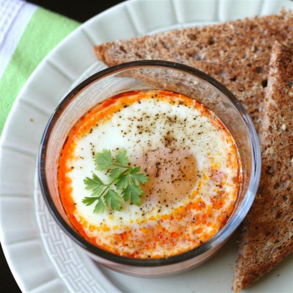 Whole30® Baked Eggs in Marinara Sauce