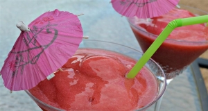 Strawberry Slushy (Smoothie) with a Kick