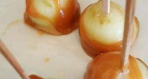 Nutty Caramel Apple Pops