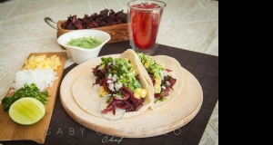 Tacos de Jamaica (Vegan Hibiscus Tacos)