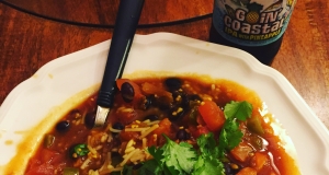 Spicy Vegetarian Black Beans (Fusion)