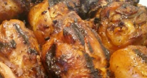 Grilled Teriyaki Beer Chicken