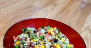 Brown Rice and Black Bean Salad