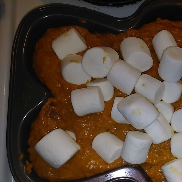 Sweet Potato Casserole with White Raisin