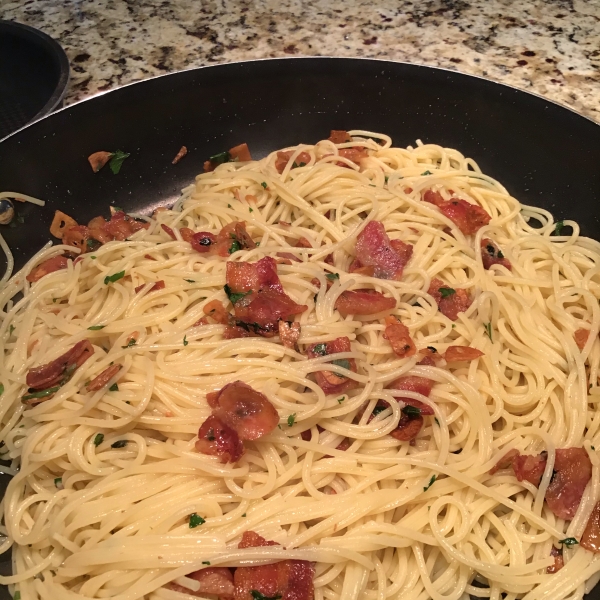 Spaghetti with Bacon