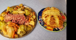 Dutch Oven Corned Beef and Cabbage