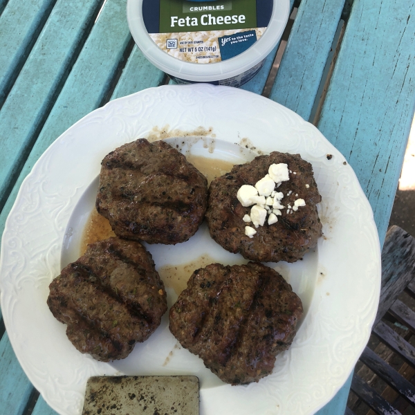 Grilled Spicy Lamb Burgers