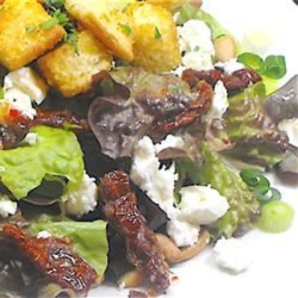 Sun-Dried Tomato, Feta and Pine Nut Salad