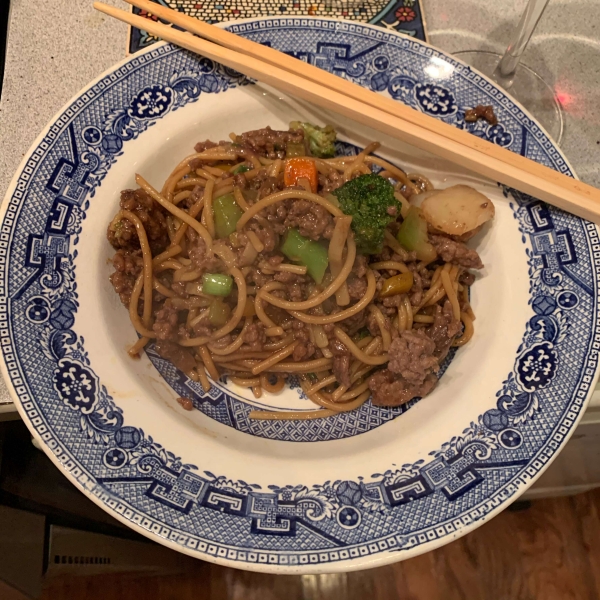 Ground Beef Lo Mein
