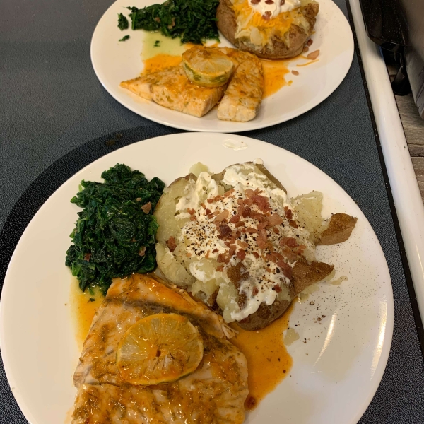 Grilled Sea Bass with Chili-Lime Dressing