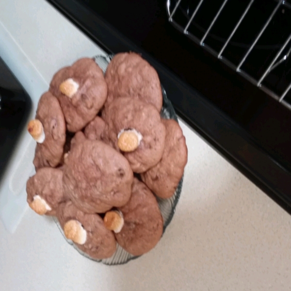 Chocolate Rocky Road Cookies