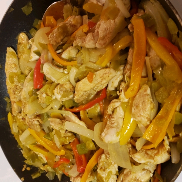 Easy Chicken Fajitas from RO*TEL