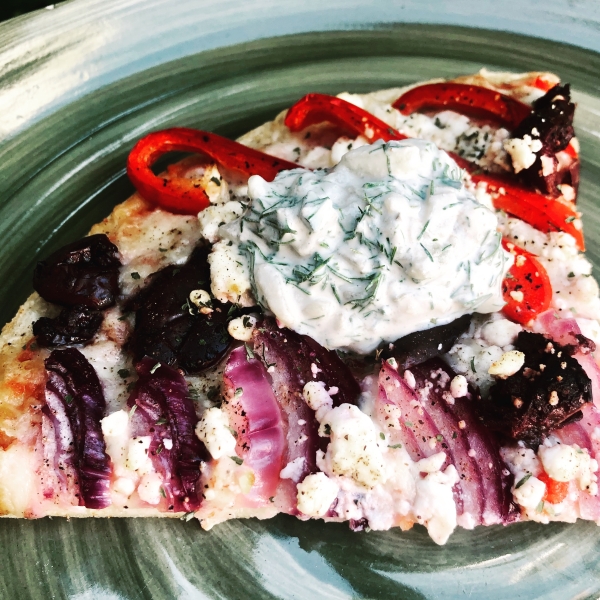 Greek Veggie Pizza