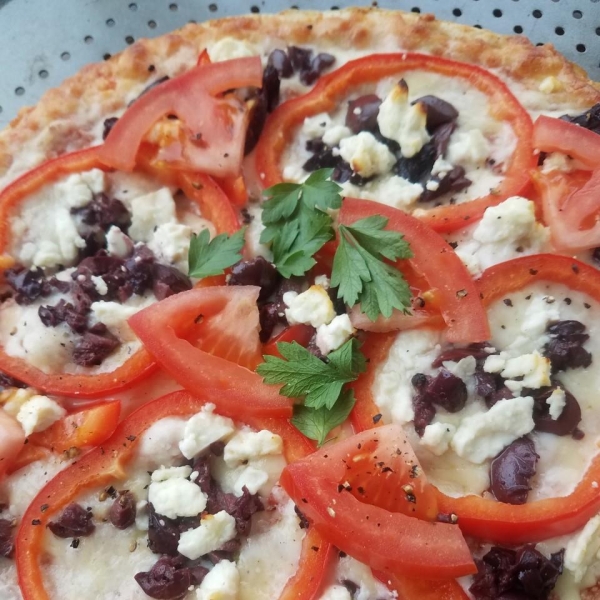 Greek Veggie Pizza