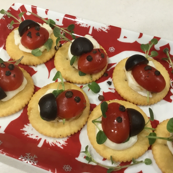 RITZ Caprese Ladybug
