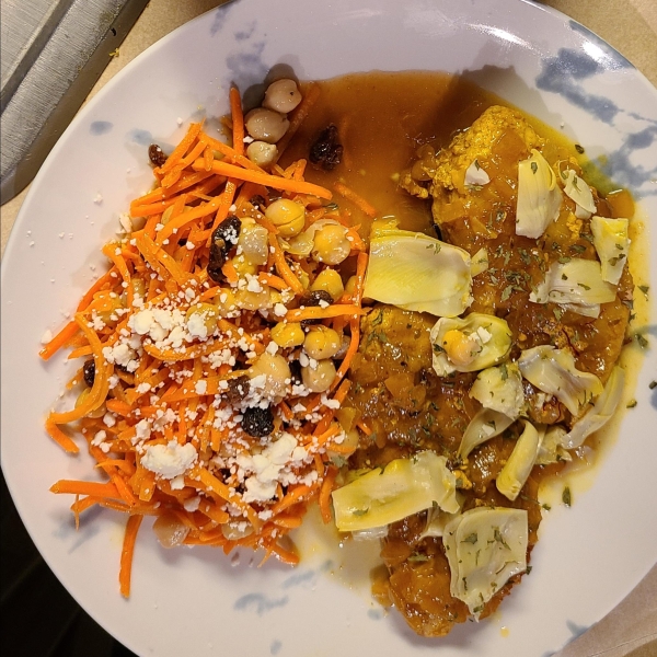 Moroccan Chicken with Saffron and Preserved Lemon