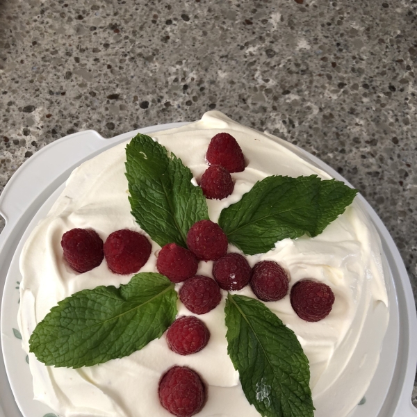 Low-Fat Lemon Raspberry Cake