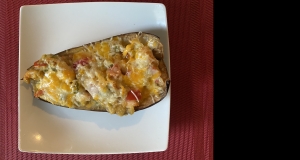 Shrimp Stuffed Eggplant