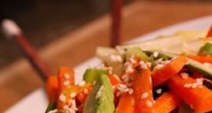 Vegan Soba Noodle Salad with Sesame and Citrus