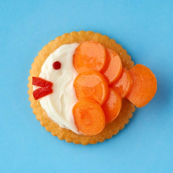 RITZ Cream Cheese & Veggie Swimmers