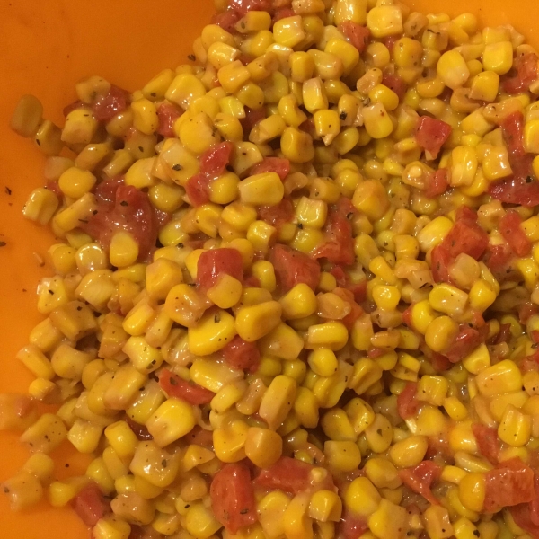 Corn Salad with Creamy Italian Dressing