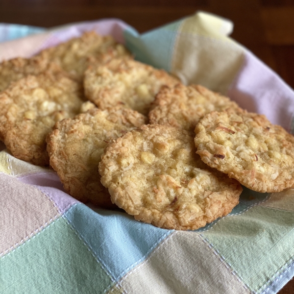 White Chocolate-Coconut Cookies