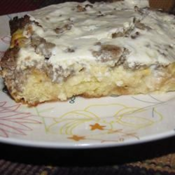 Three Cheese Breakfast Bake