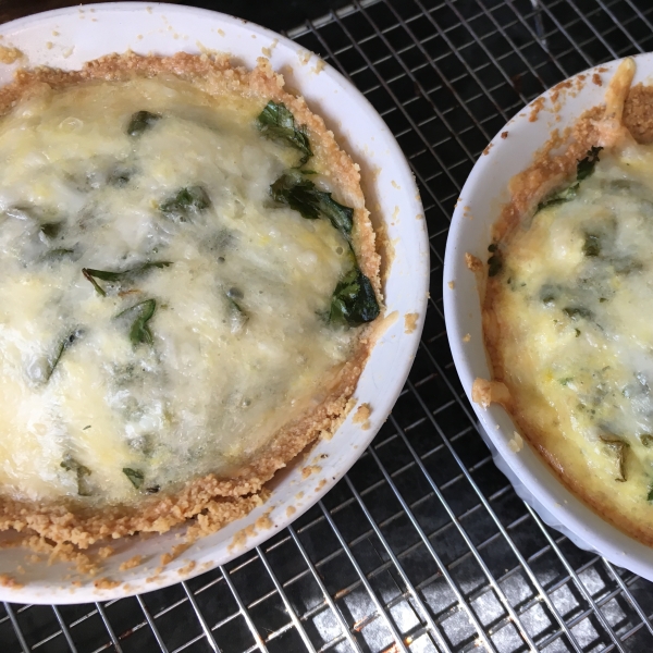 Low Carb and Gluten Free Quiche Lorraine